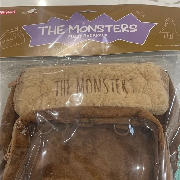 The Monsters fuzzy backpack - Picture 8 of 8